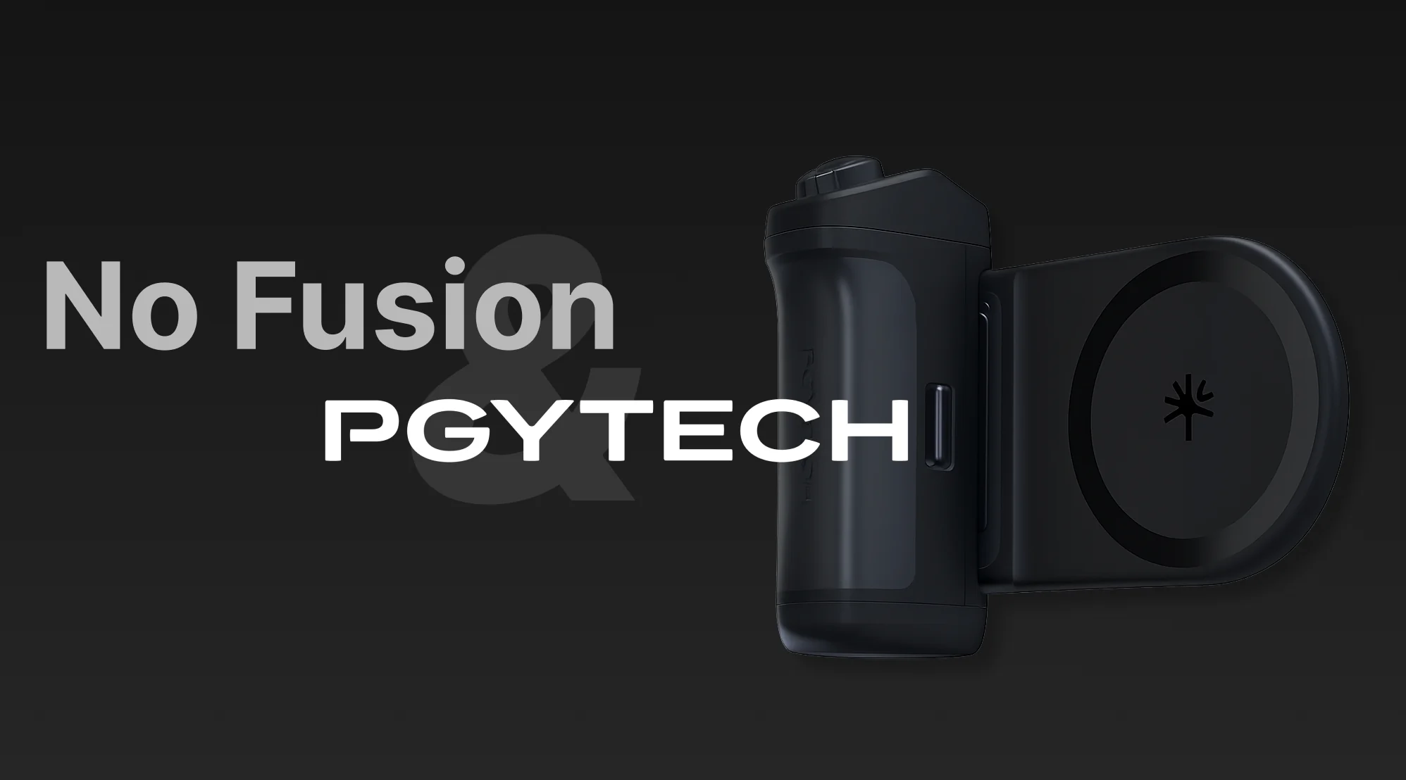 Colaboración de No Fusion y PGYTECH con la empuñadura MagCam 2